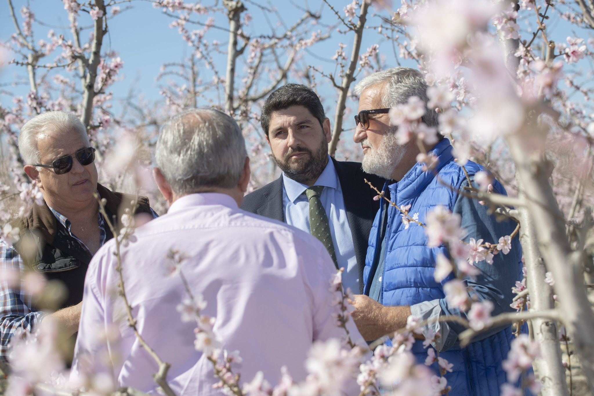 López Miras en su visita, hace unos días, a la Floración de Cieza. Imagen: CARM