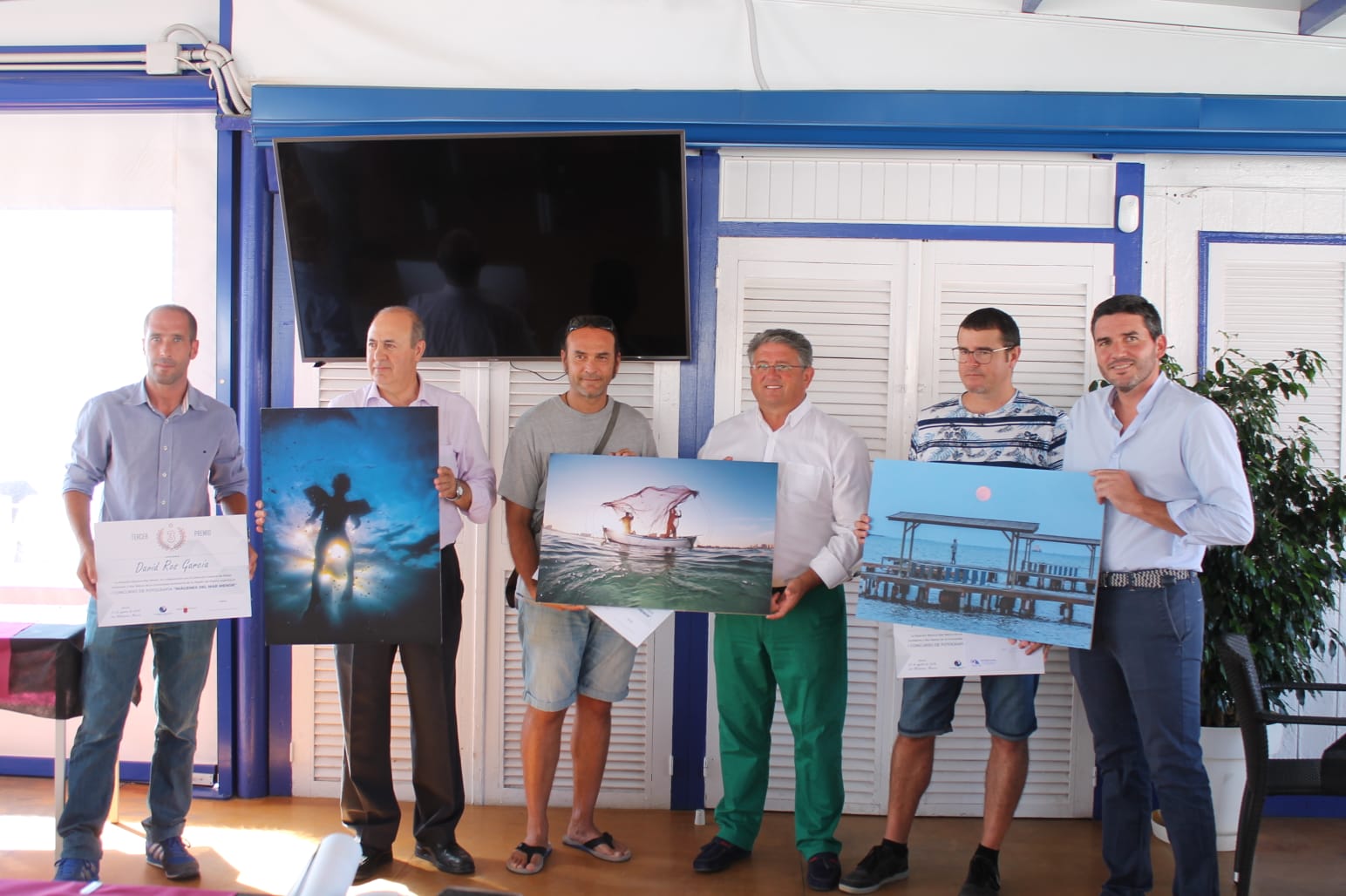 Entrega de los premios del concurso de fotografía organizado por la Estación Náutica del Mar Menor con la Comunidad Autónoma. Imagen: CARM