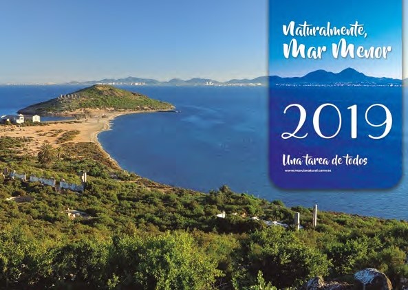 Portada del calendario sobre el Mar Menor. Imagen: CARM