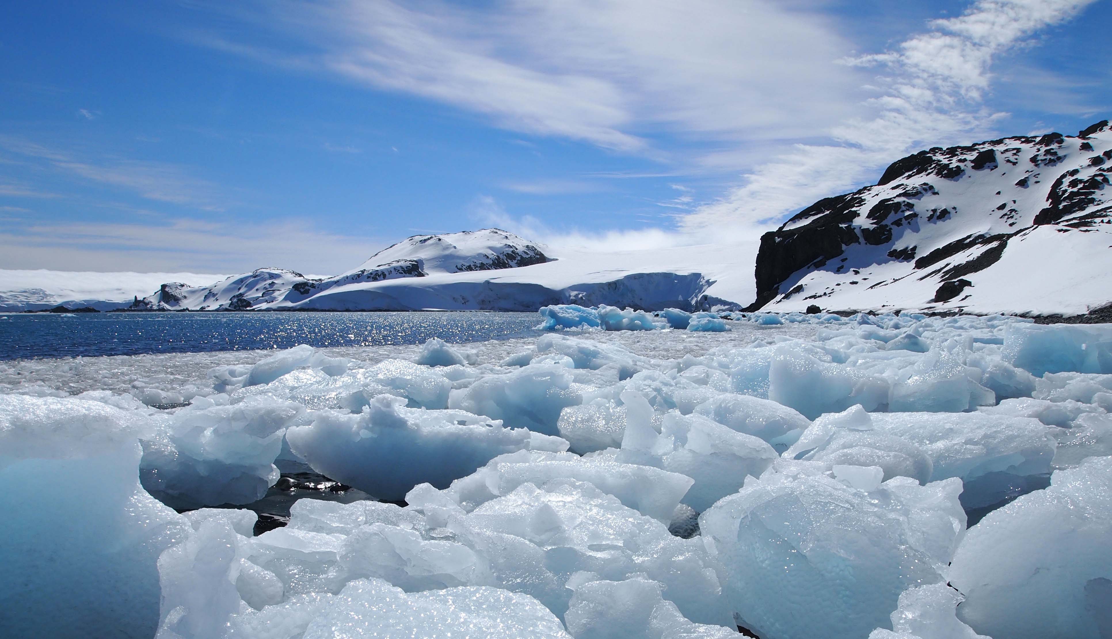 Capa de hielo de la capa de la Antártida Oriental, la más grande del planeta con una superficie de unas 21 veces España. Imagen: CSIC - IODP