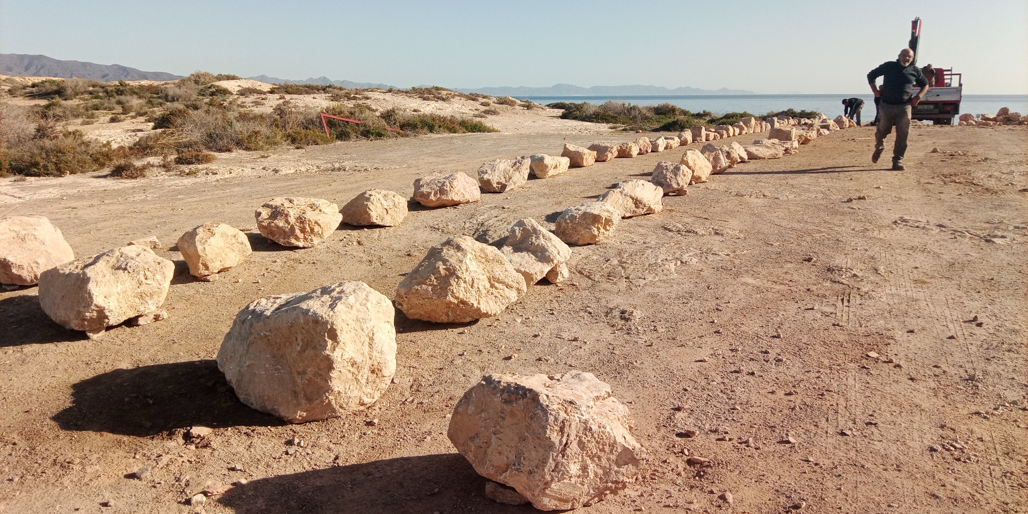 Mejora de los accesos en el entorno del Espacio Natural Protegido de Torre de Cope en Águilas. Foto: CARM