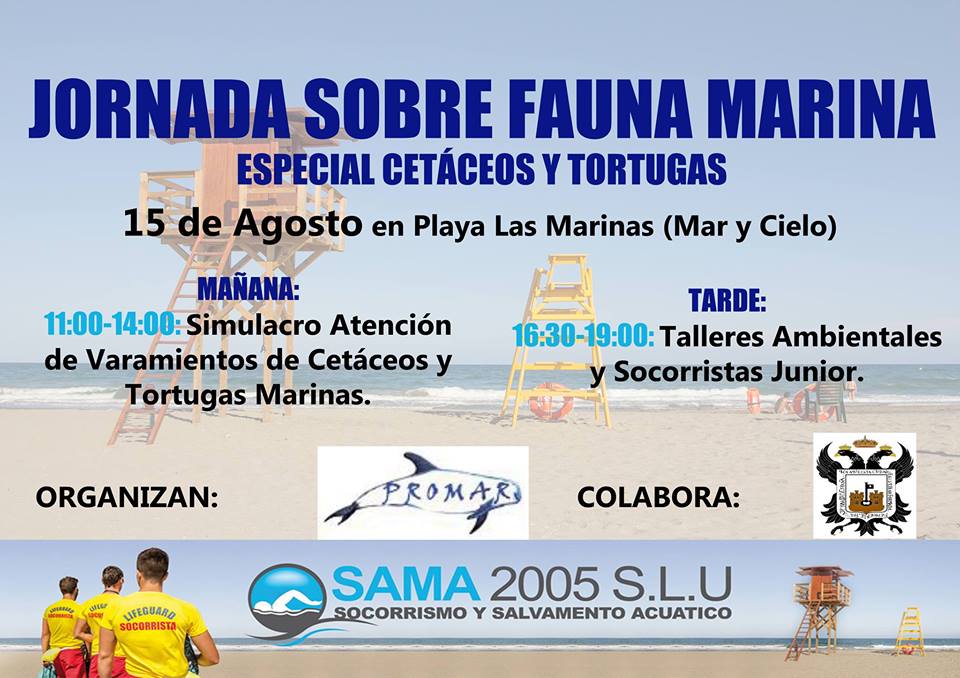 Jornada sobre cetáceos y tortugas marinas en Vera (Almería)