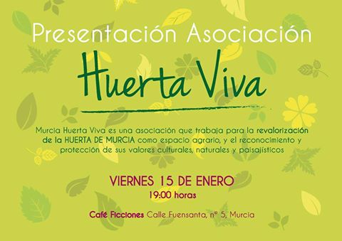 Presentación de la asociación Huerta Viva en Murcia.