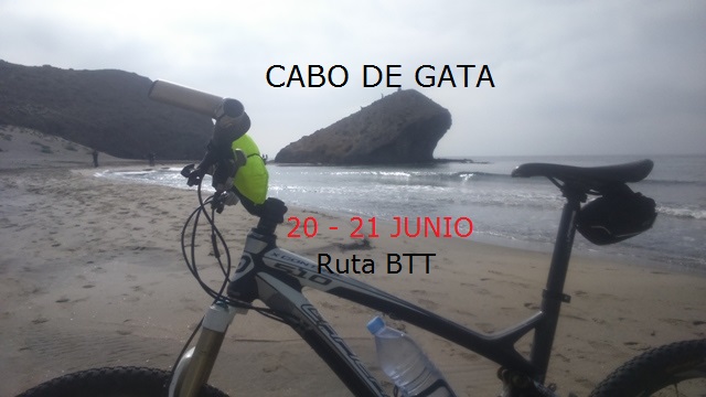 BTT en El Parque Natural de Cabo de Gata-Níjar con MurciaenBici