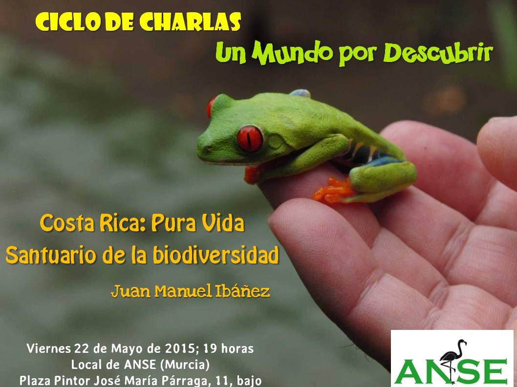 Charla sobre la biodiversidad de Costa Rica en ANSE