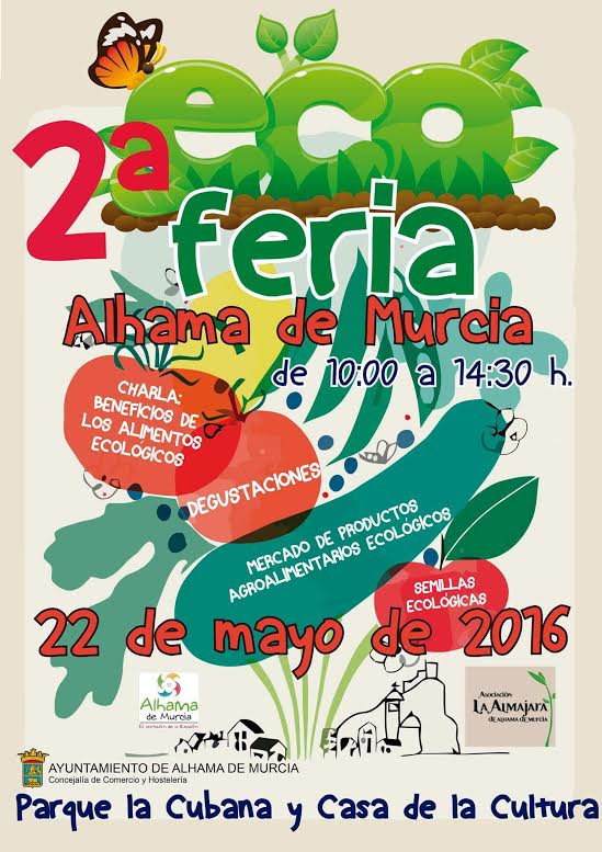 2ª Ecoferia de Alhama de Murcia. Cartel.