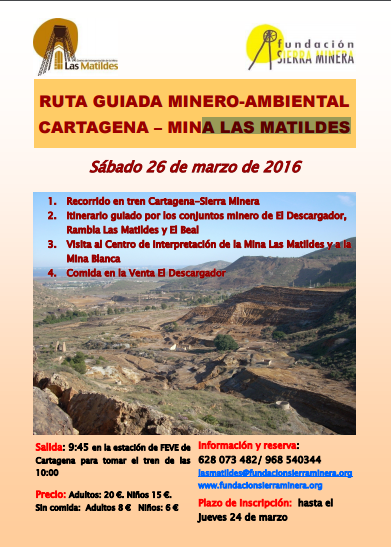 Ruta guiada minero-ambiental con la Fundación Sierra Minera