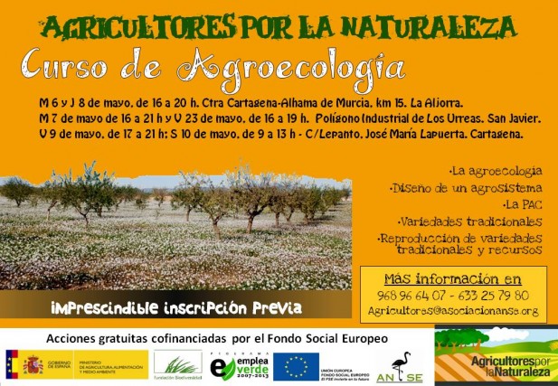 Cartel Curso de Agroecología de ANSE
