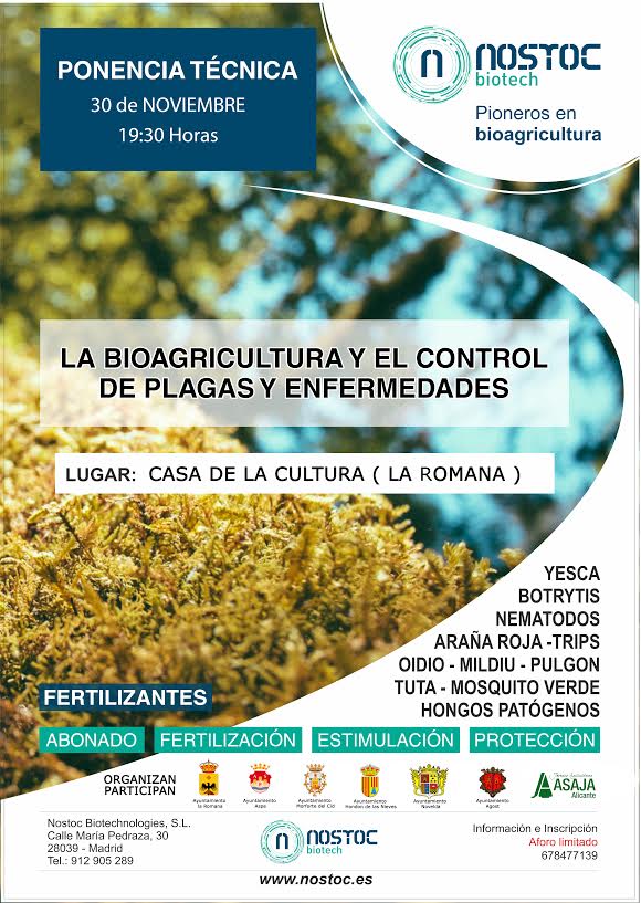La Bioagricultura y el control de plagas y enfermedades, con Nostoc Biotech