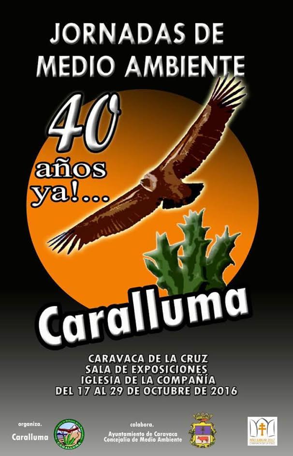 Cartel de las Jornadas de Medio Ambiente - 40 años de Caralluma.