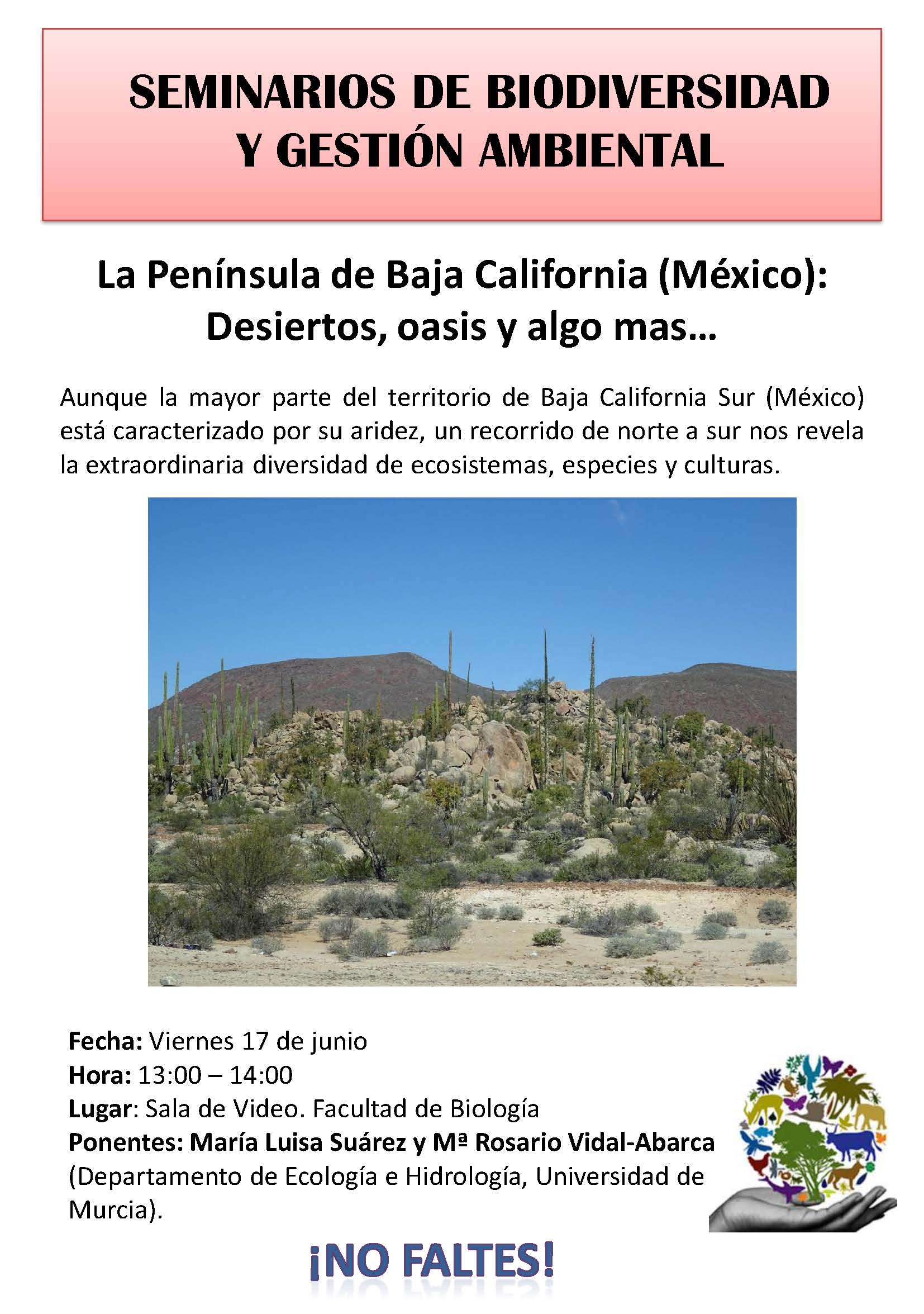 Charla sobre la Baja California (México) en la UMU