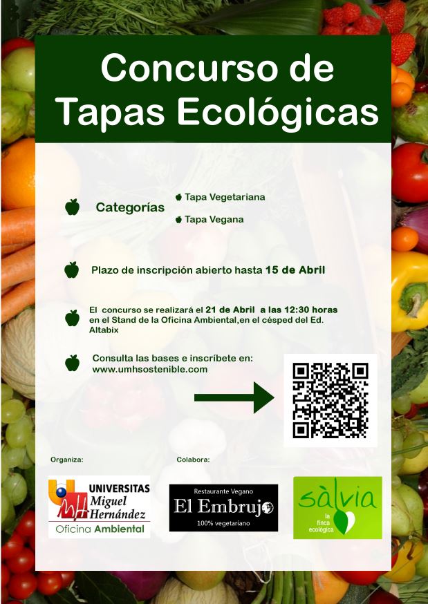 Concurso de Tapas Ecológicas, en la Semana UMH Sostenible