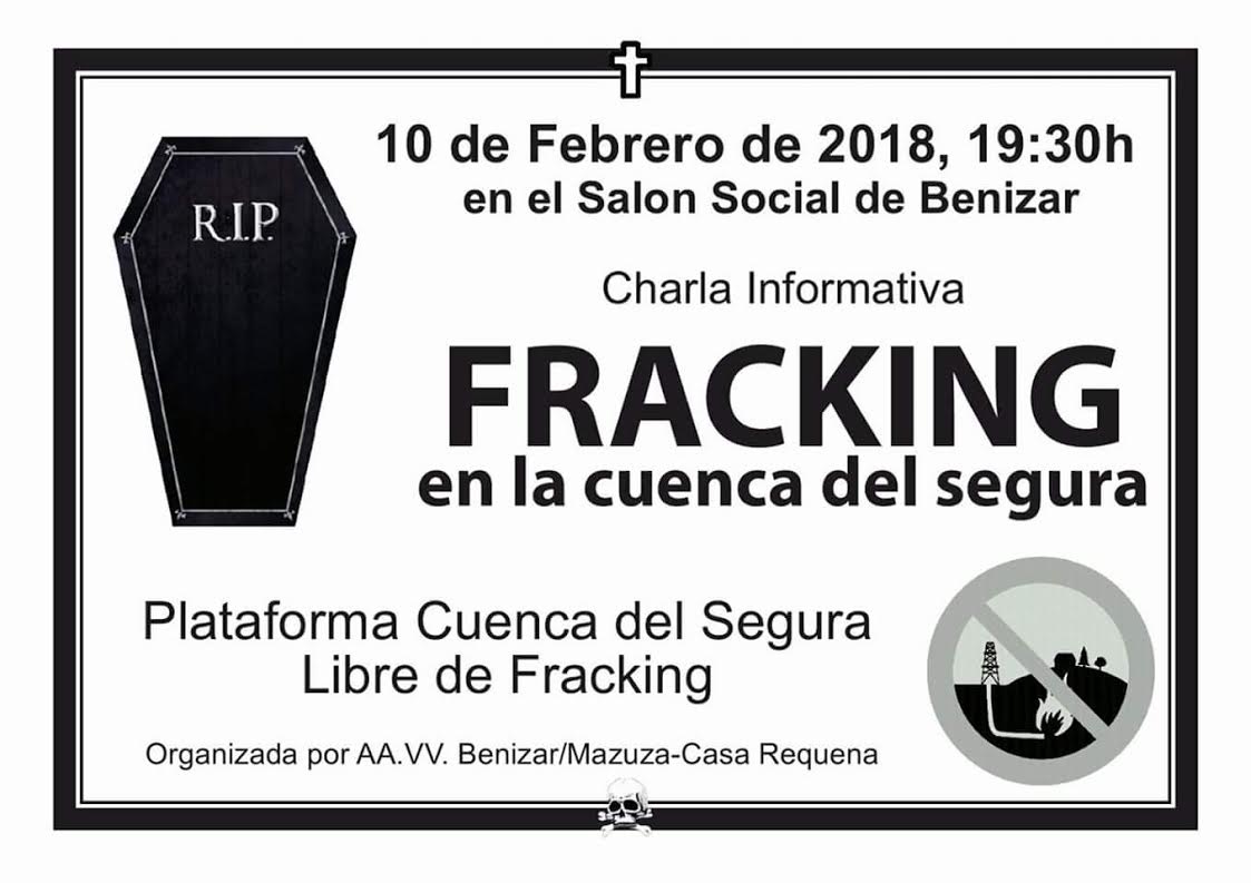 Charla sobre el fracking, con la AAVV Benizar/Mazuza