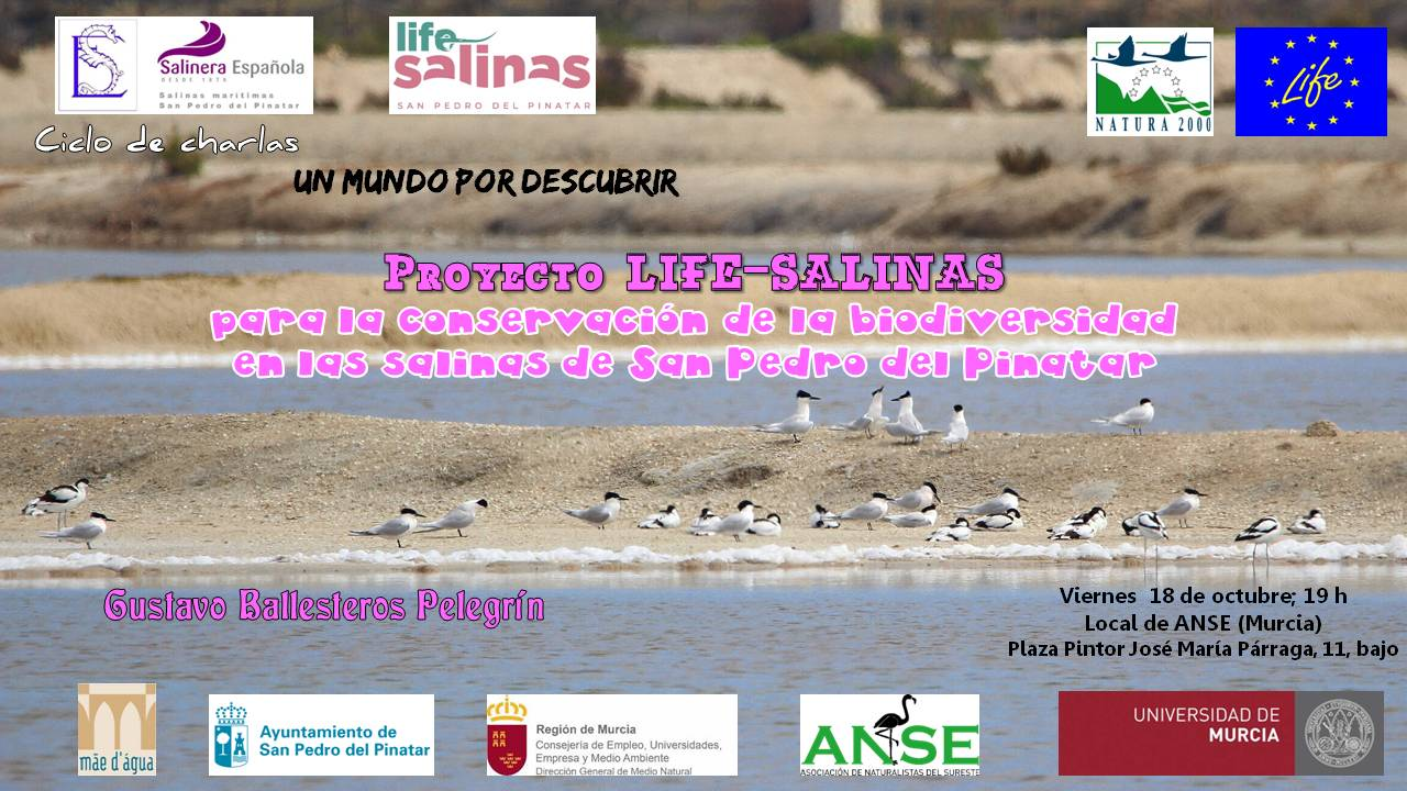 Charla sobre el proyecto LIFE Salinas, con ANSE