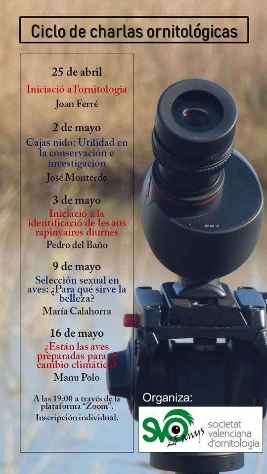 Ciclo de Charlas Ornitológicas de la Sociedad Valenciana de Ornitología