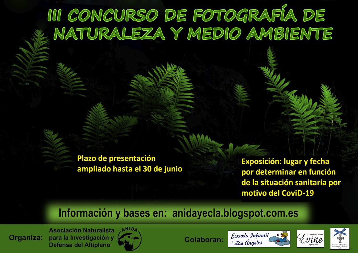 III Concurso fotográfico de Naturaleza y Medio Ambiente ANIDA