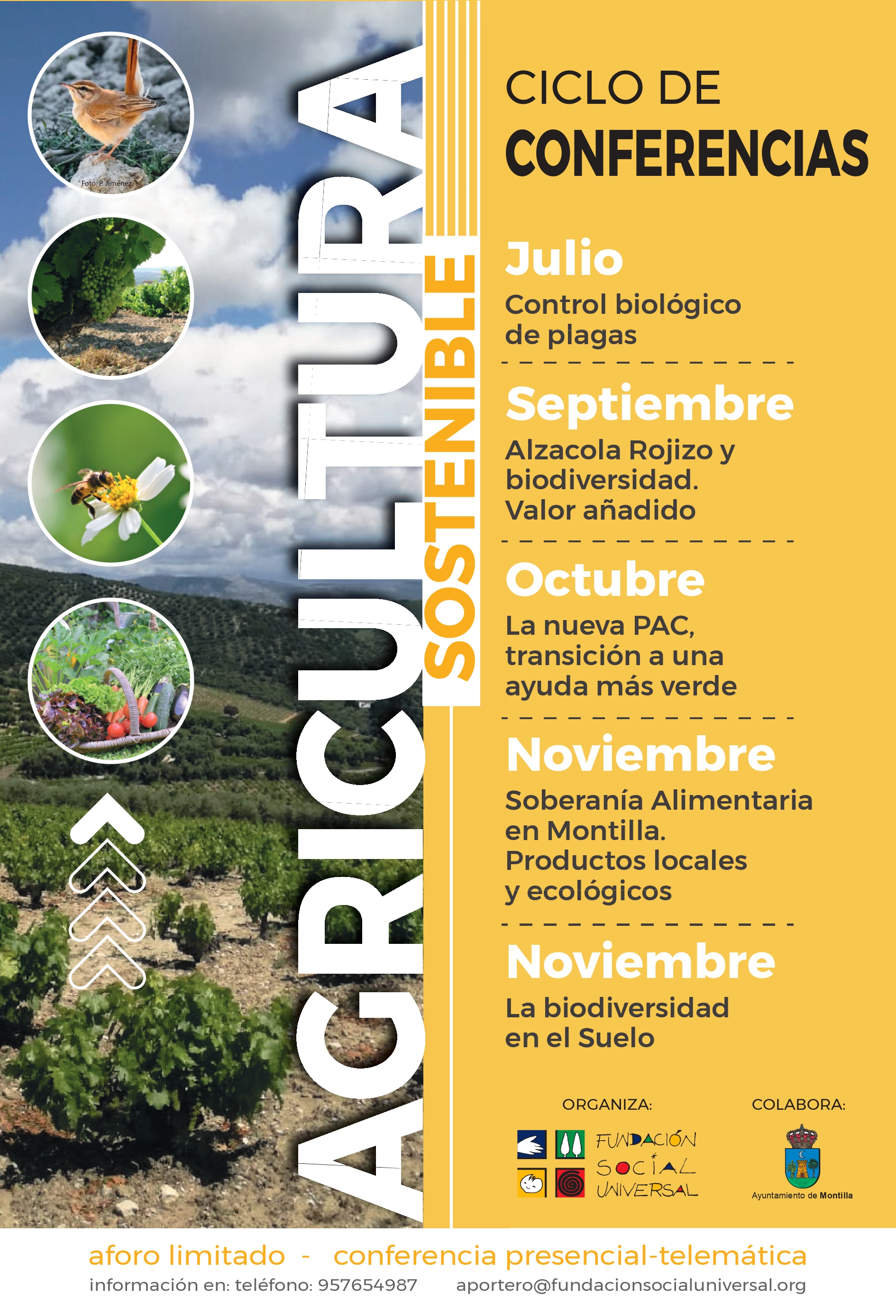 Ciclo de conferencias sobre agricultura sostenible, con FSU 