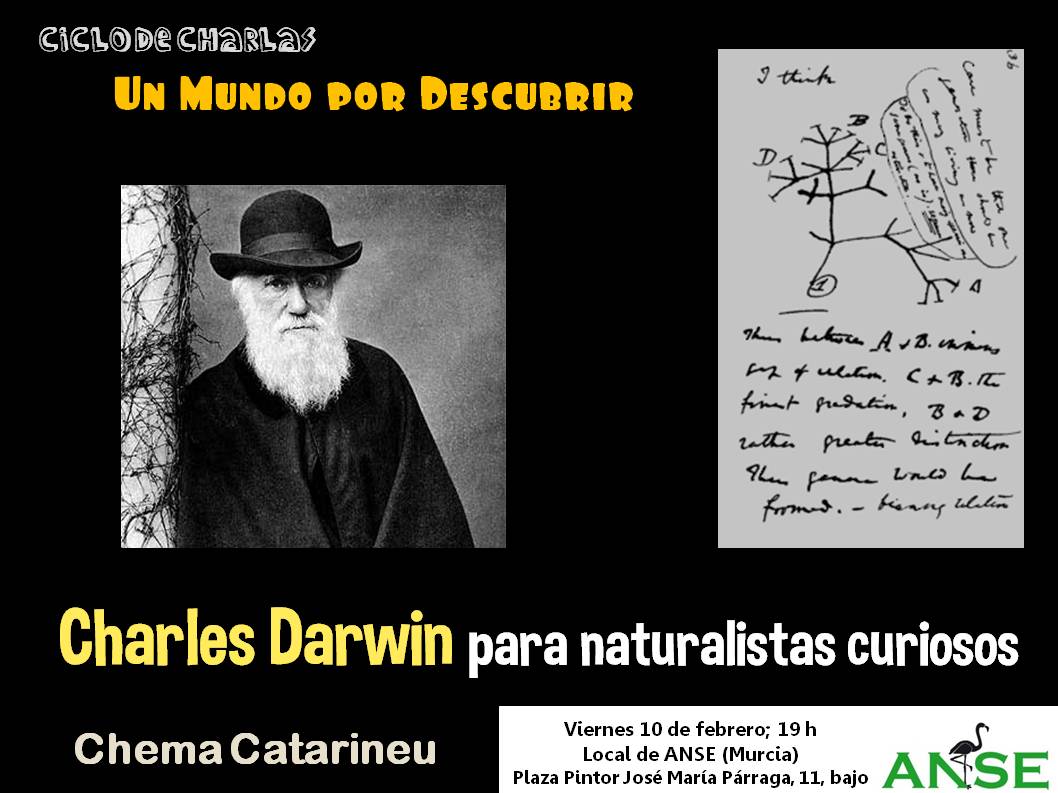 Charla sobre Charles Darwin, con ANSE
