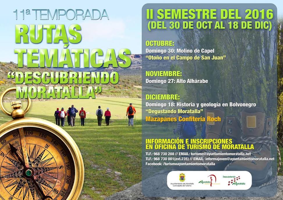 Programa II semestre 2016 'Descubriendo Moratalla 11'.