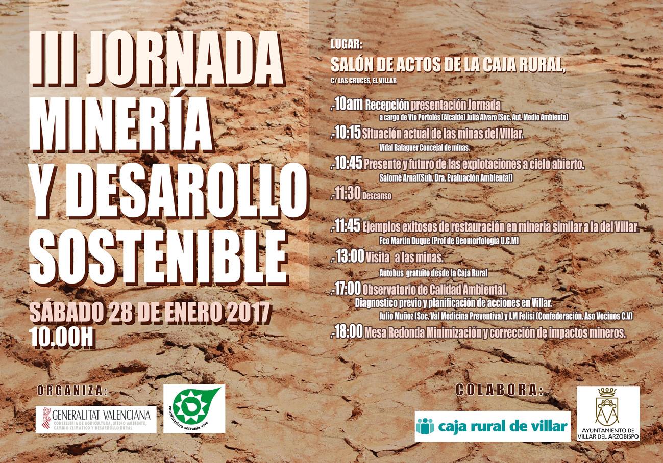III Jornada Minería y Desarrollo Sostenible, con Ecologistas En Acción La Serranía