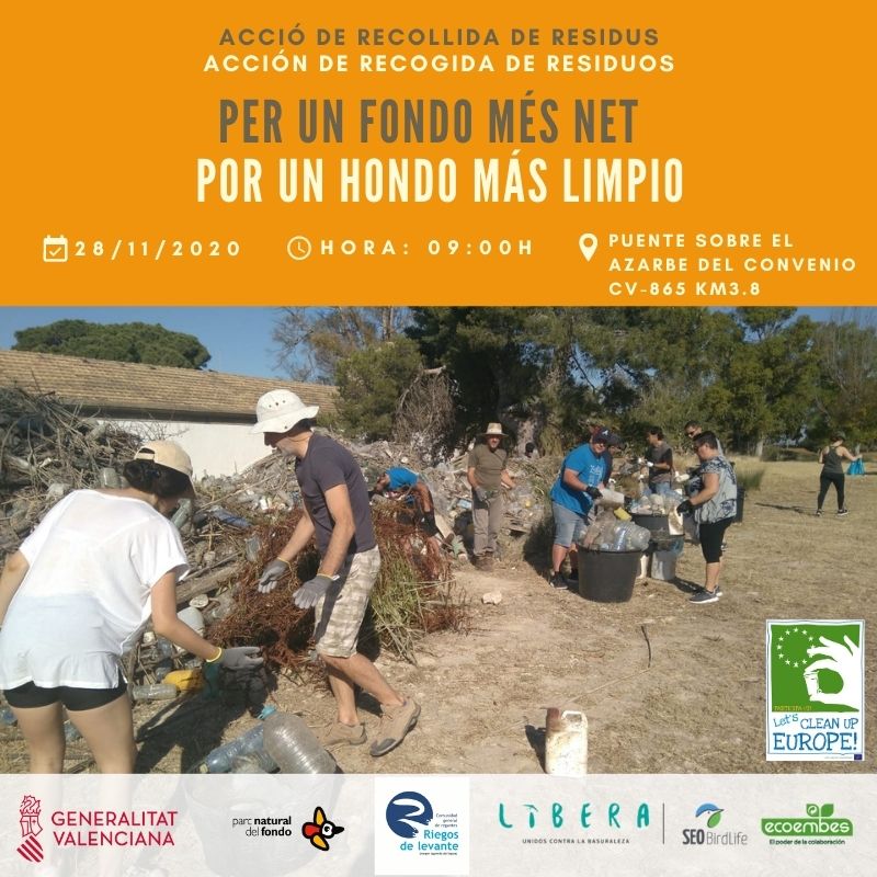 Recogida de Residuos en El Hondo, con el PN el Hondo
