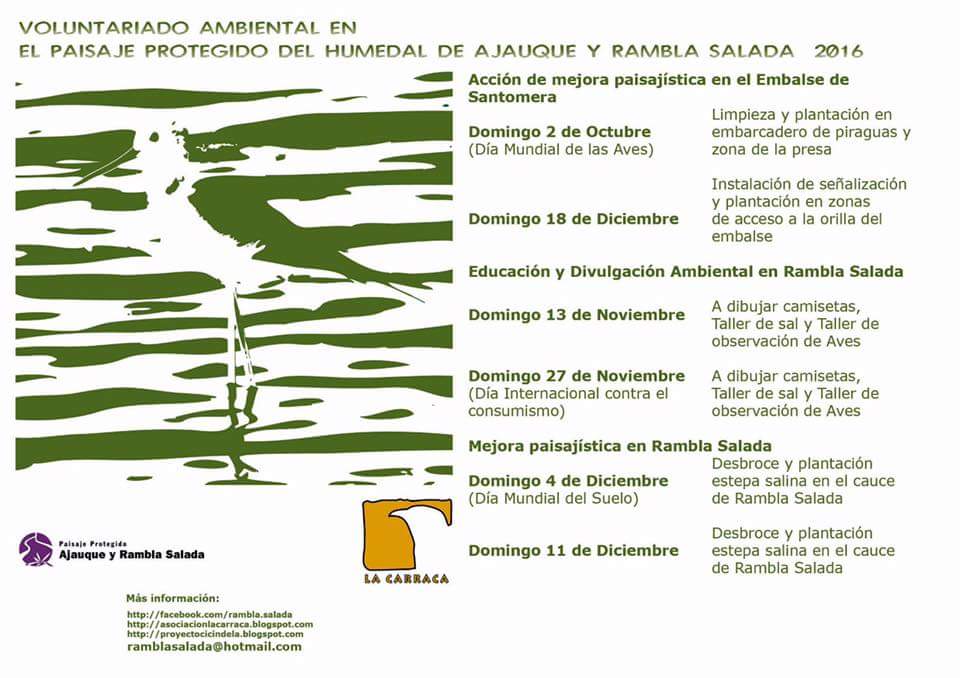 Mejora paisajística del Embalse de Santomera, con La Carraca.