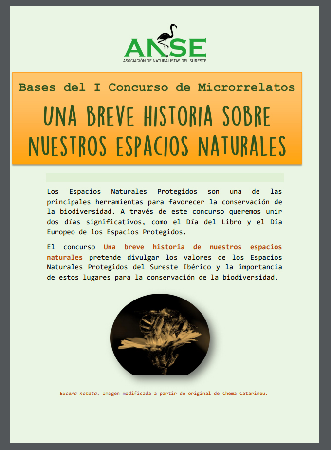  I Concurso de Microrrelatos de ANSE 'Una breve historia de nuestros espacios naturales'