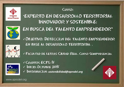 Curso de Experto en Desarrollo Territorial Innovador y Sostenible con Aprodel