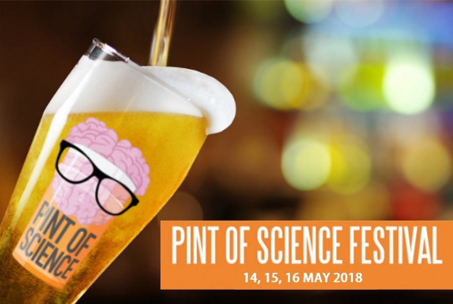 Cartel general de festival Pint Of Science 2018