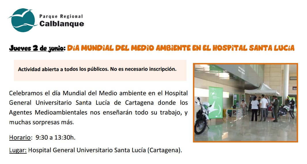 Día Mundial del MedioAambiente en el Hospital General Universitario Santa Lucía