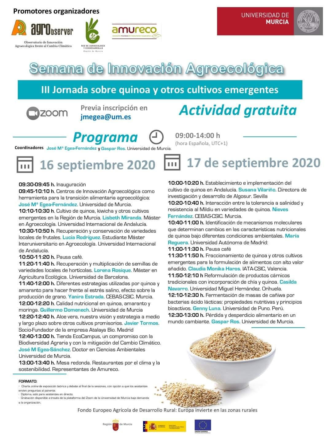 Semana de Innovación Agroecológica, con Agrobserver