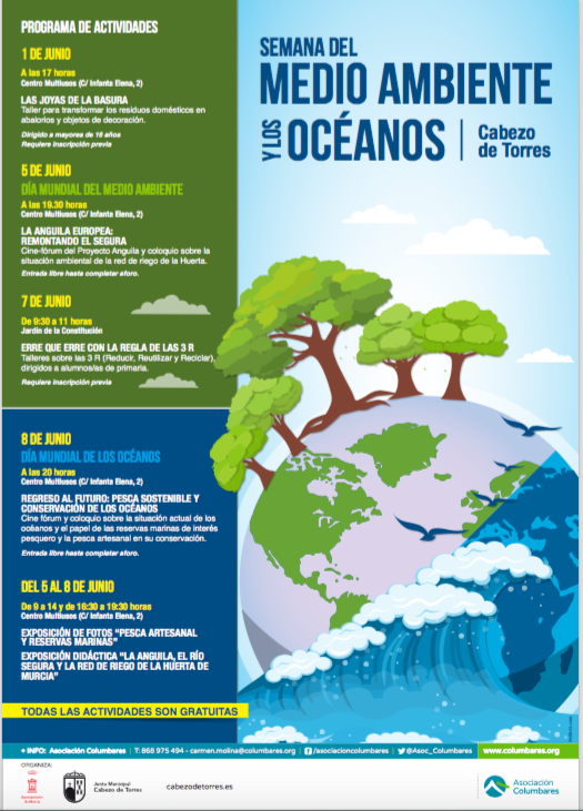 Semana del Medio Ambiente y los Océanos, con la Asociación Columbares