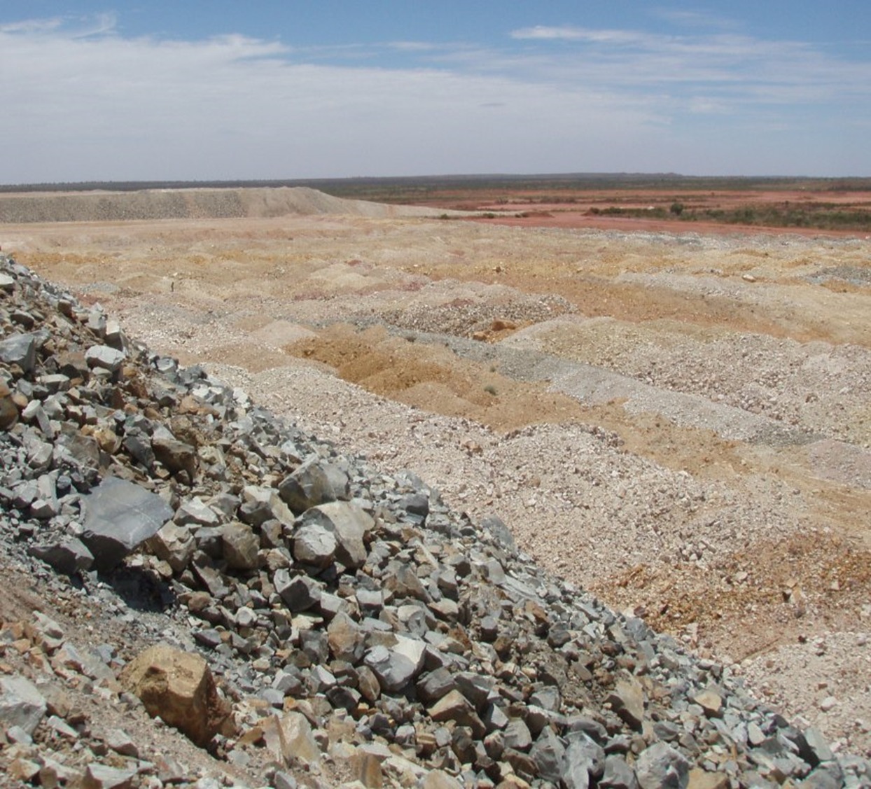 Explotación minera de antimonio. Foto: Irnasa/ CSIC