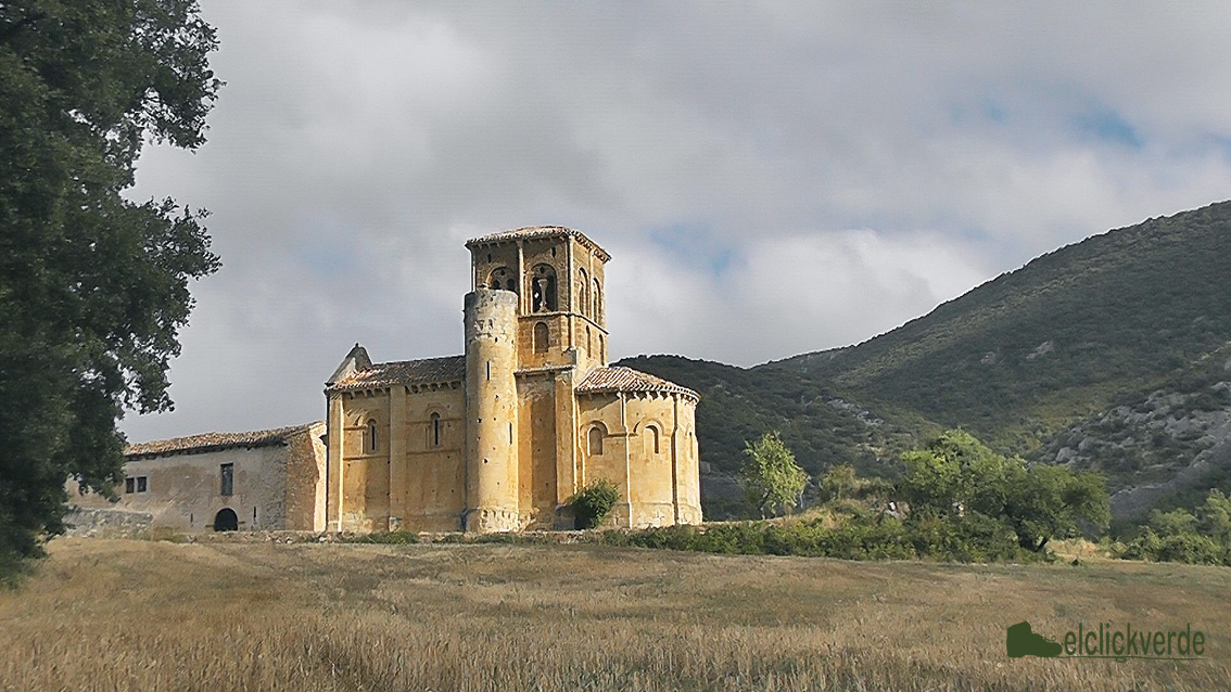 Foto: las iglesias del camino, como ésta, de San Pedro de Tejada, son un aliciente para iniciar un recorrido