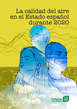 Portada del Informe Estatal de Calidad del Aire 2020 de Ecologistas en Acción presentado hoy
