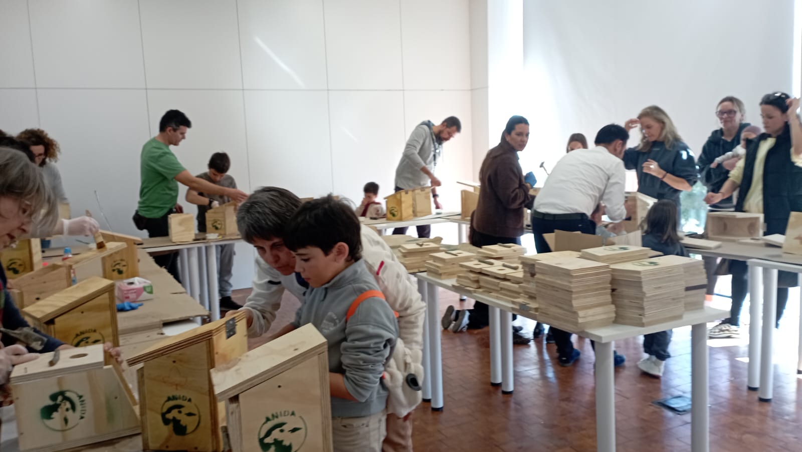 Alumnos, en el taller. Foto: ANIDA Yecla